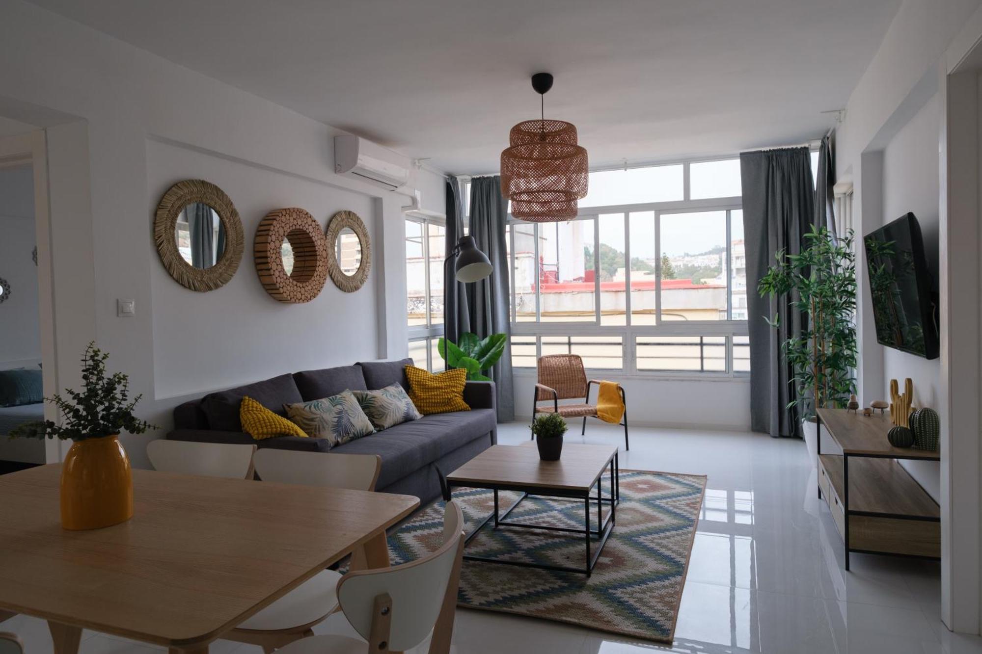 Wonderful Central Apartment Panoramics Views Wifi Malaga Bagian luar foto